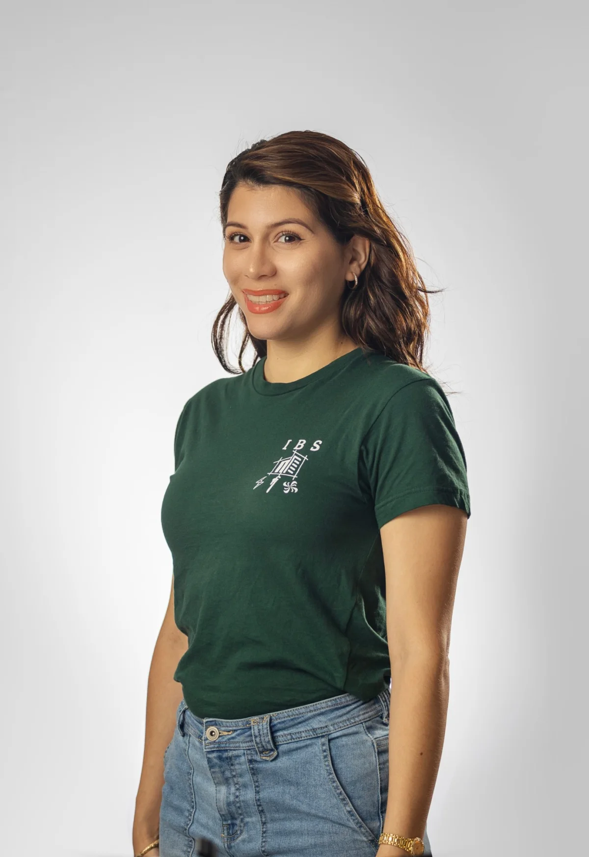 IBS employee headshot on a studio backdrop